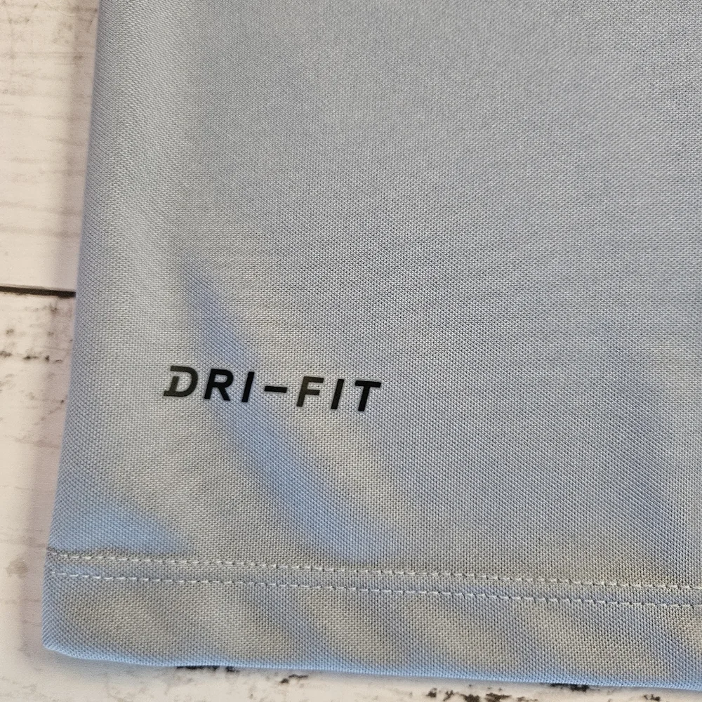 Nike Golf Dri‎ Fit Baby Blue Polo Size XL